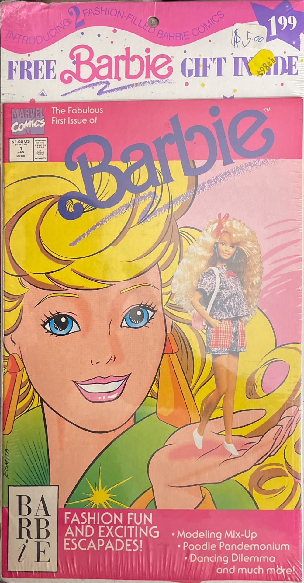 Barbie Fashion - Marvel (1) comic book collectible [Barcode 07148601580201] - Main Image 2