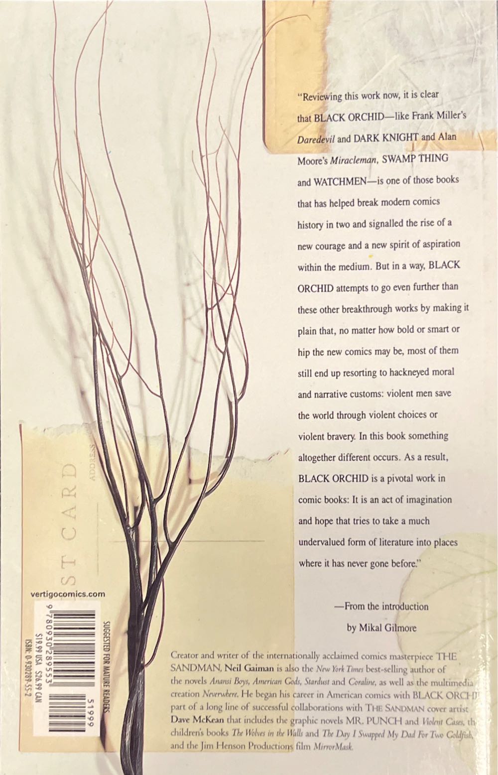 Black Orchid - DC Comics/Vertigo comic book collectible [Barcode 761941202693] - Main Image 2
