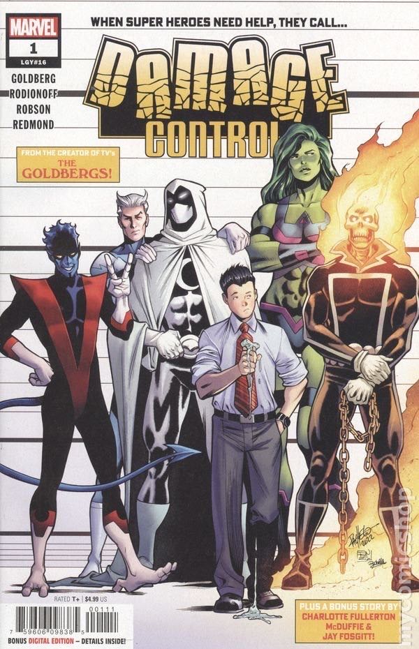 Damage Control vol. 2 - Marvel (4 - Feb 1990) comic book collectible [Barcode 071486013754] - Main Image 3