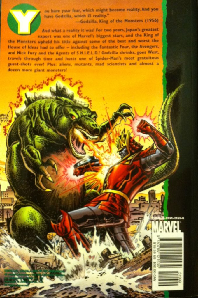 Godzilla: King Of The Monsters - Marvel Comics (1) comic book collectible [Barcode 9780785121534] - Main Image 2
