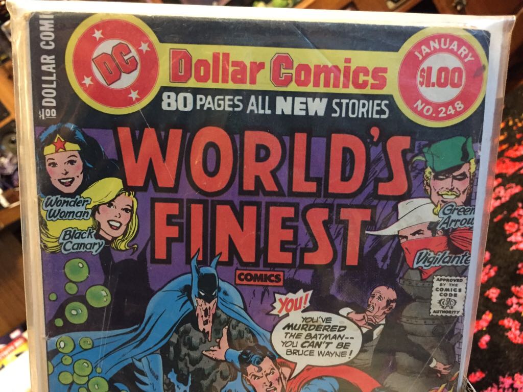 World’s Finest - DC Comics (248 - Jan 1978) comic book collectible [Barcode 070989307308] - Main Image 2