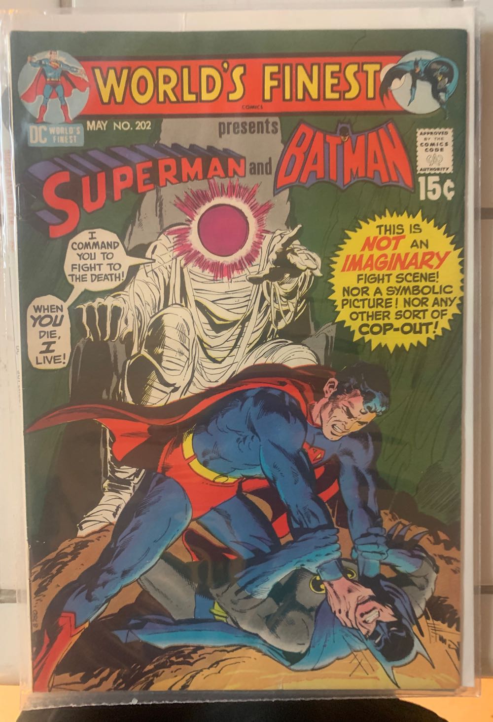 Worlds Finest Comics - DC Comics (202 - May 1971) comic book collectible [Barcode 070989307308] - Main Image 2