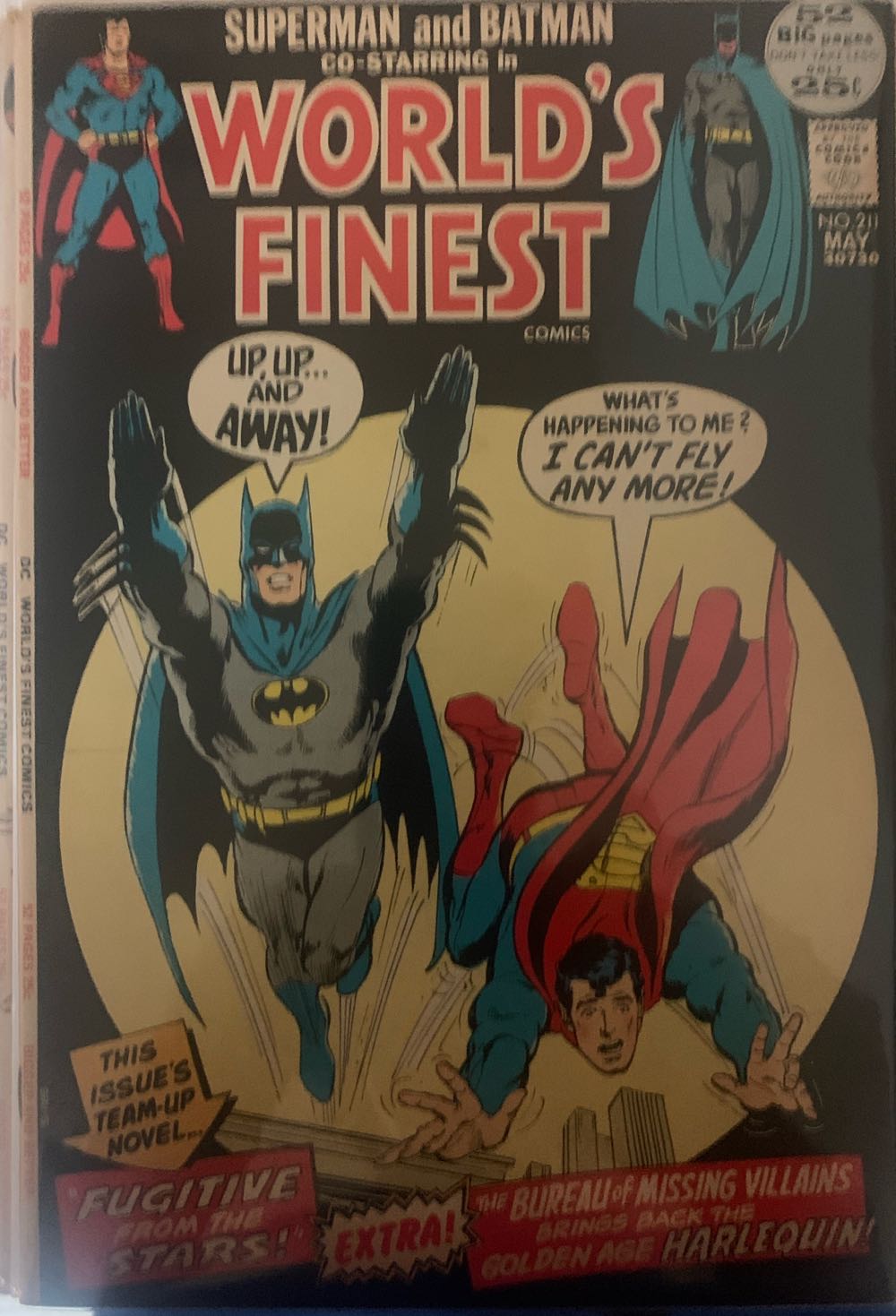 Worlds Finest Comics - DC Comics (211 - May 1972) comic book collectible [Barcode 070989307308] - Main Image 2