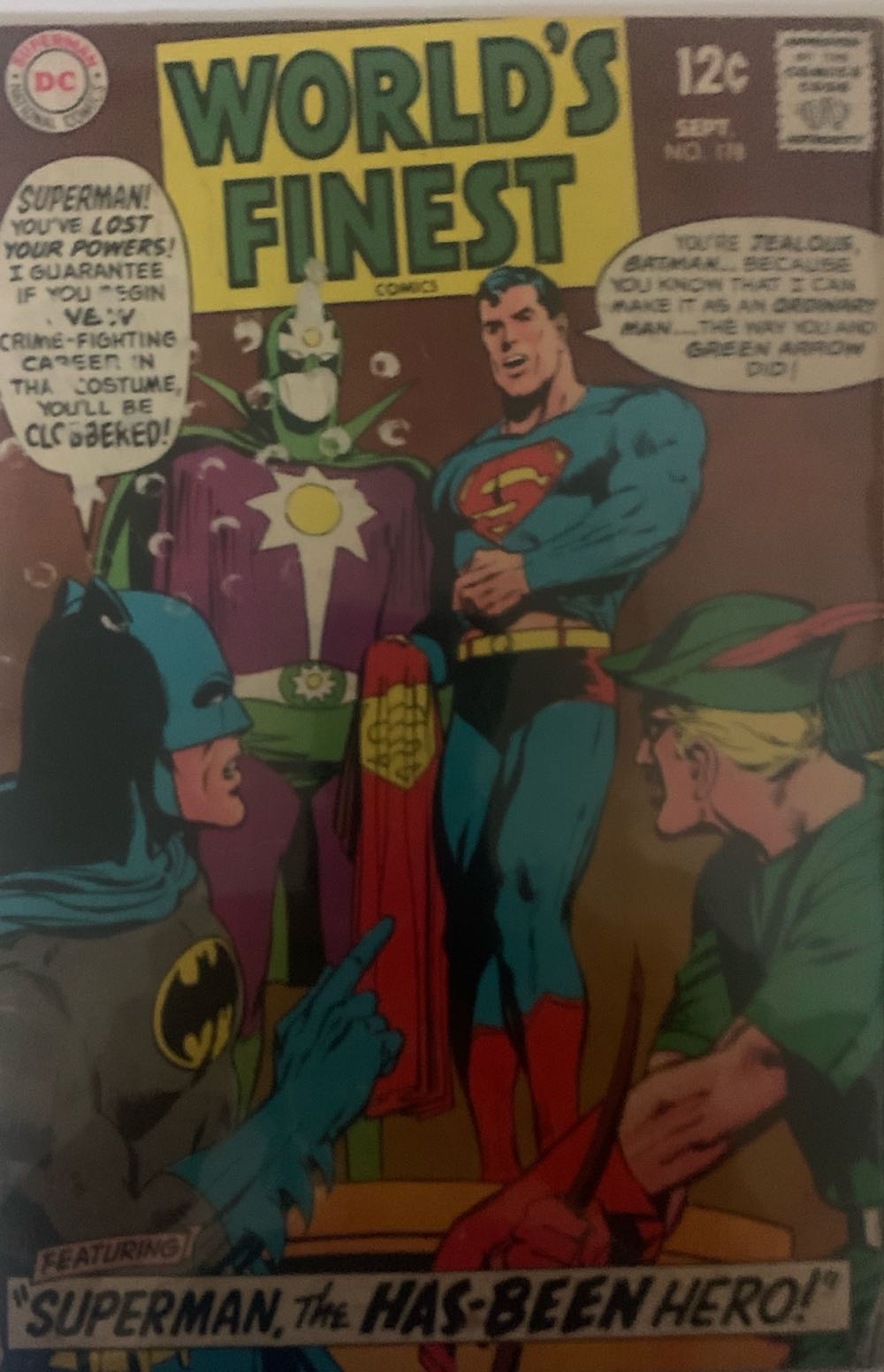 Worlds Finest Comics - DC Comics (178 - Sep 1968) comic book collectible [Barcode 070989307308] - Main Image 2