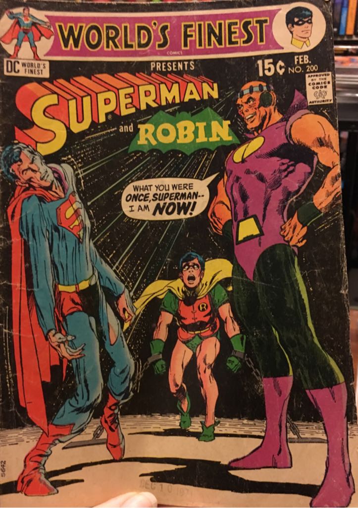 World’s Finest - DC Comics (200 - Feb 1971) comic book collectible [Barcode 070989307308] - Main Image 1