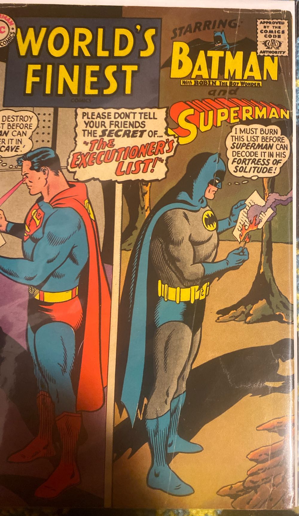 Worlds Finest Comics - DC Comics (171 - Nov 1967) comic book collectible [Barcode 070989307308] - Main Image 2