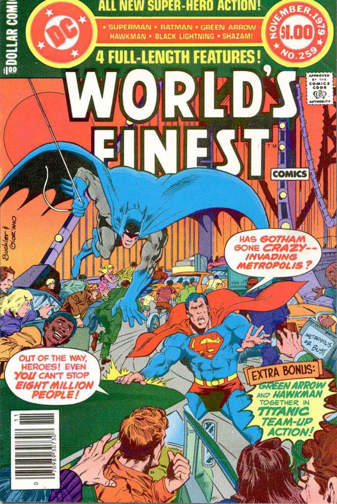 World’s Finest (Vol. 1) - DC Comics (259 - Nov 1979) comic book collectible [Barcode 070989307308] - Main Image 1