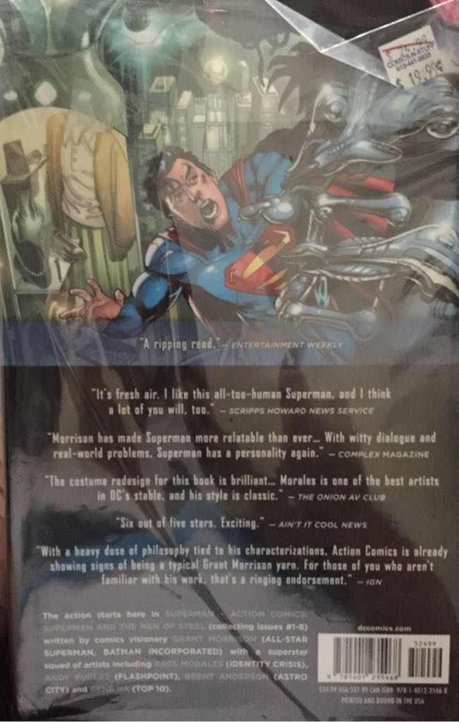 Superman Action Comics Volume 1 Superman And The Men Of Steel - DC Comics (1) comic book collectible [Barcode 9781401235468] - Main Image 2
