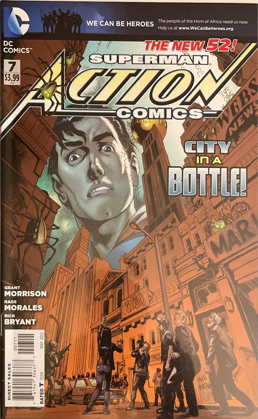 052 Action Comics (New 52) - DC Comics (7 - May 2012) comic book collectible [Barcode 76194130637700711] - Main Image 2