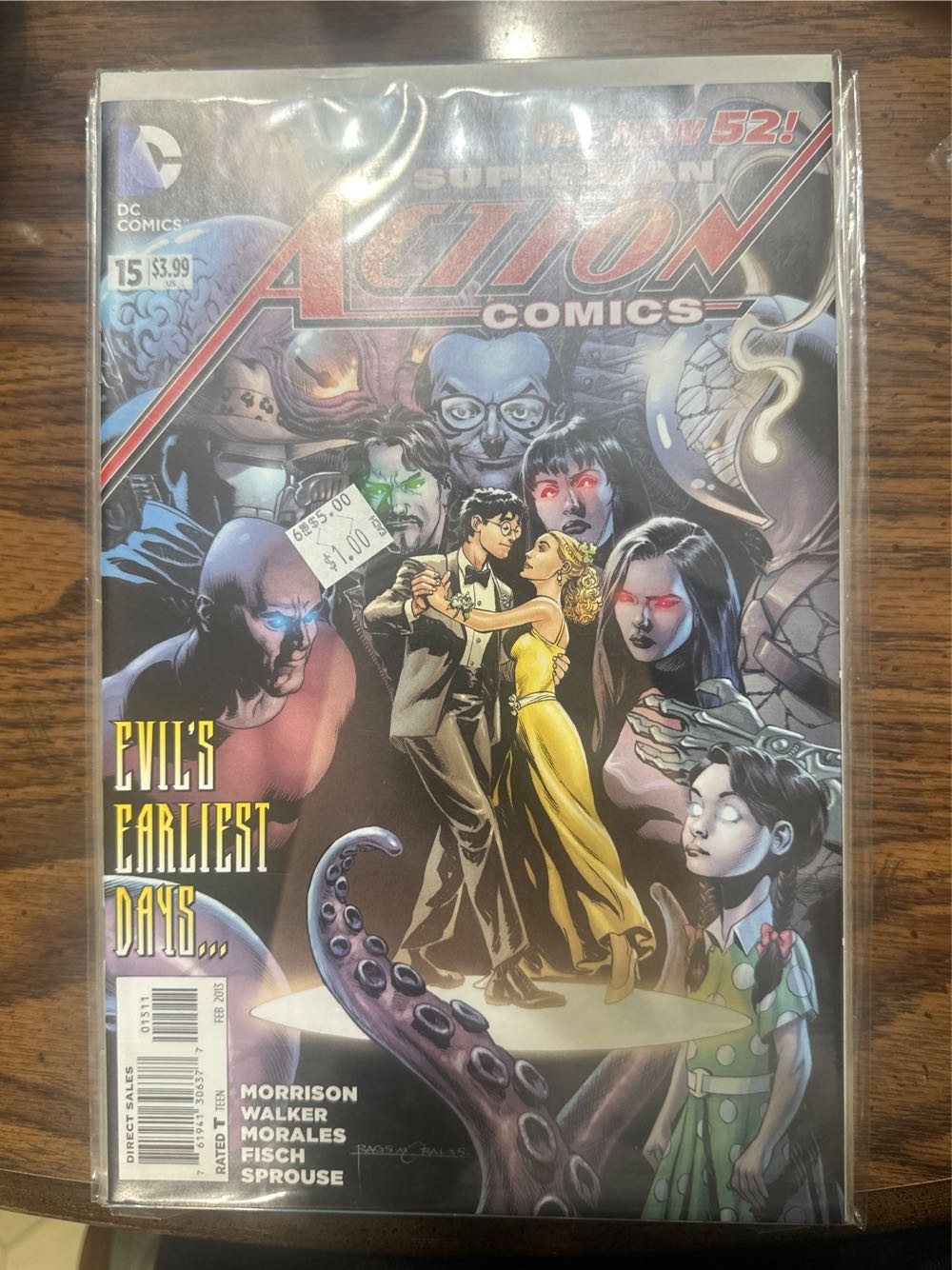 Action Comics (2011) - DC Comics (15 - Feb 2013) comic book collectible [Barcode 76194130637701511] - Main Image 2