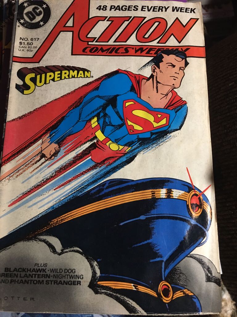 Superman Action Comics - DC Comics (617 - Sep 1988) comic book collectible [Barcode 761941306377] - Main Image 1