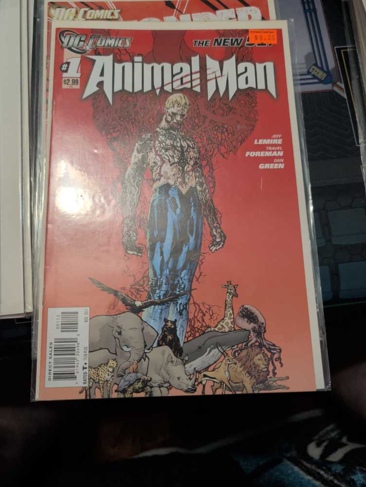 Animal Man - DC Comics (1 - Nov 2011) comic book collectible [Barcode 76194130496000112] - Main Image 2