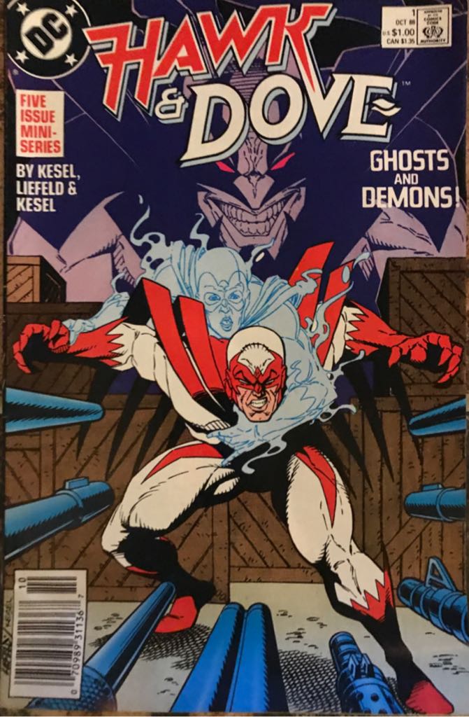 Hawk and Dove (Vol. 2) - DC Comics (1 - 10/1988) comic book collectible [Barcode 070989311367] - Main Image 1