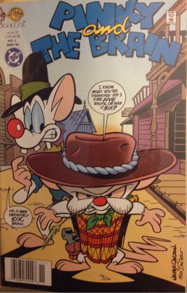 Pinky And The Brain  (5 - 11/1996) comic book collectible [Barcode 070989309098] - Main Image 1