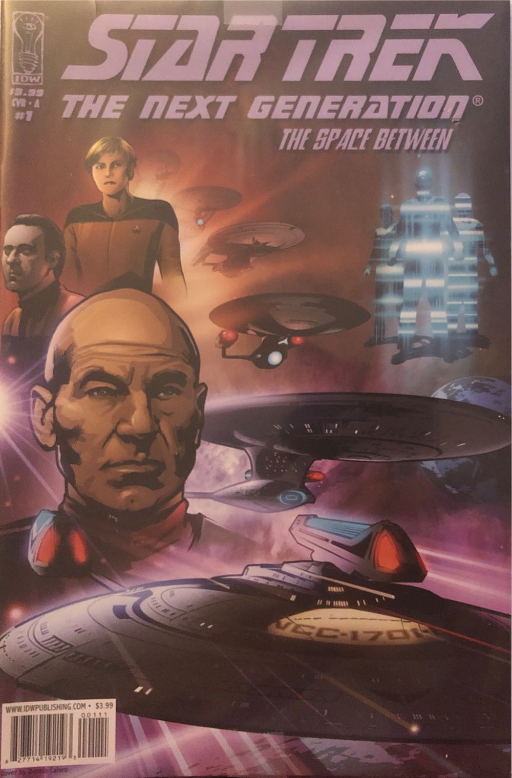 Star Trek • The Next Generation - The Space Between - IDW (1 - Sept 2007) comic book collectible [Barcode 82771419219300111] - Main Image 2