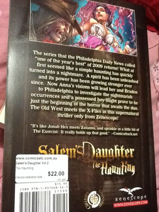 Salems Daughter: The Haunting - Zenescope Entertainment (2) comic book collectible [Barcode 9781937068363] - Main Image 2