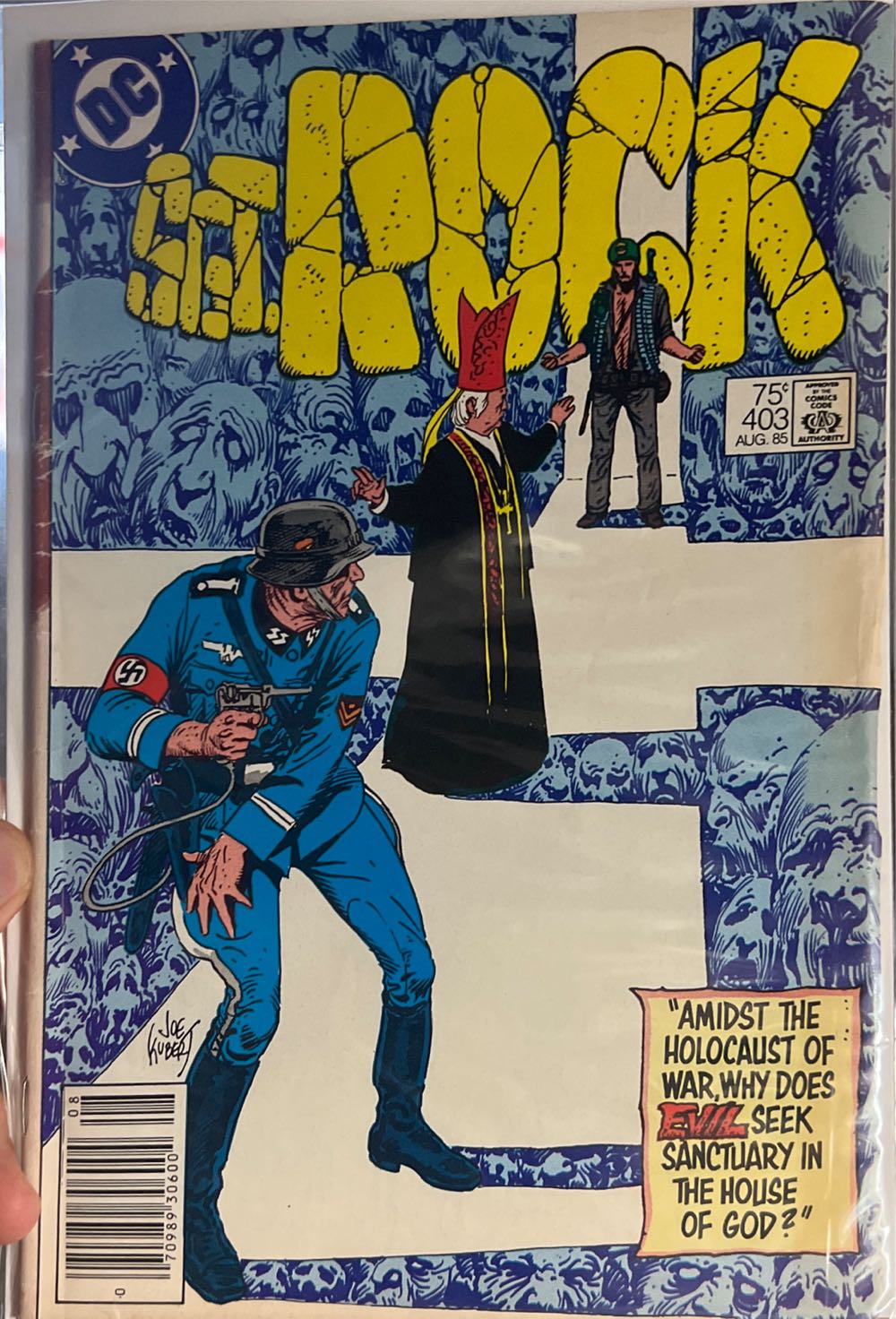 Sgt. Rock - DC Comics (403 - Aug 1985) comic book collectible [Barcode 070989306004] - Main Image 2