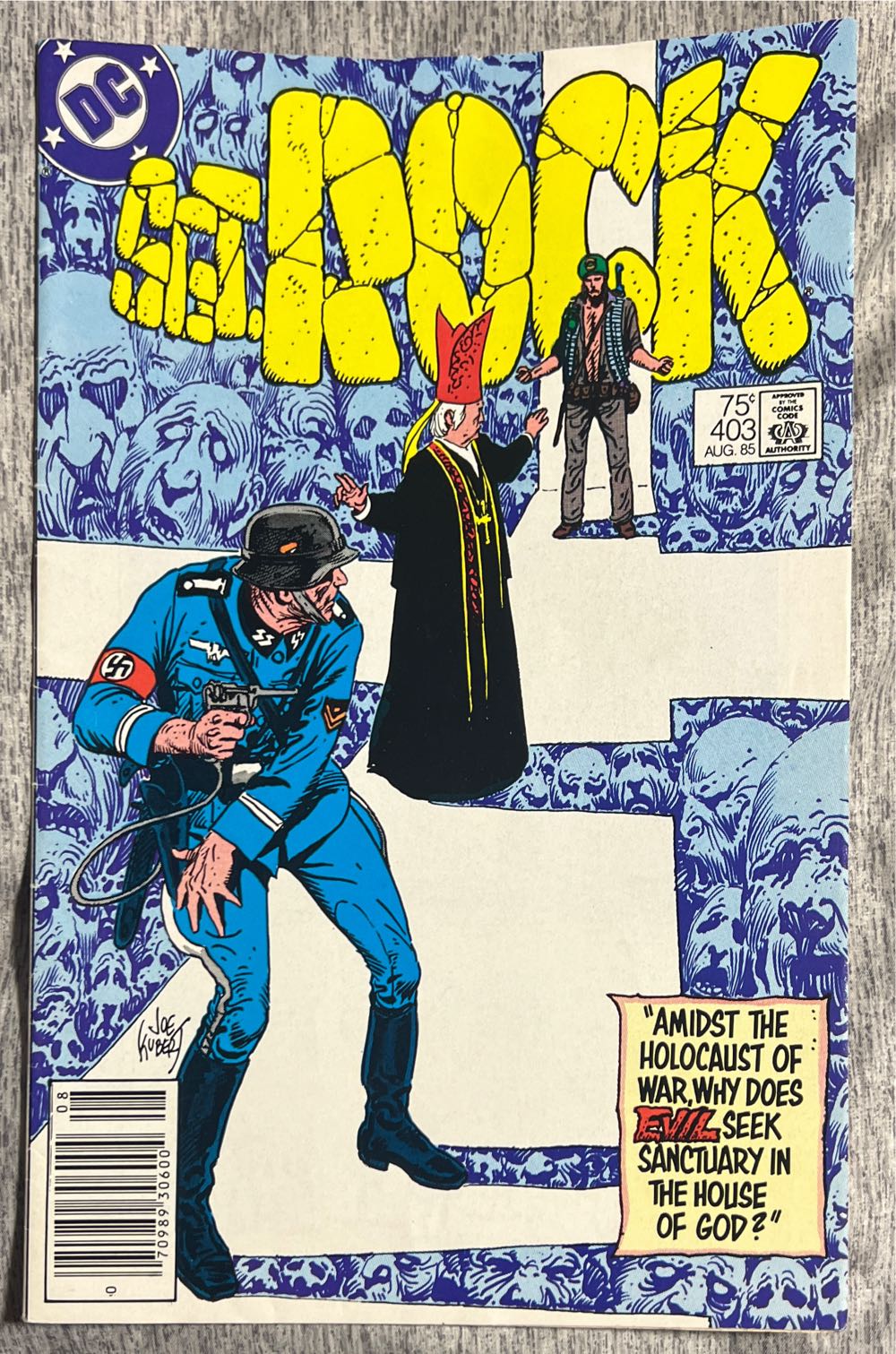 Sgt. Rock - DC Comics (403 - Aug 1985) comic book collectible [Barcode 070989306004] - Main Image 3