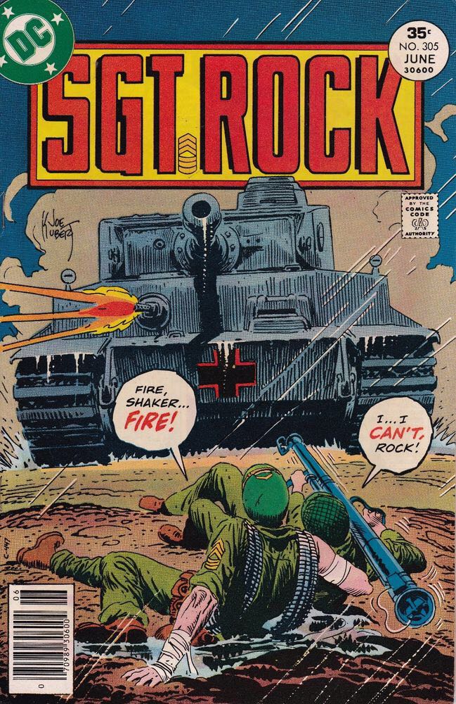 Sgt. Rock - DC (305) comic book collectible [Barcode 070989306004] - Main Image 1