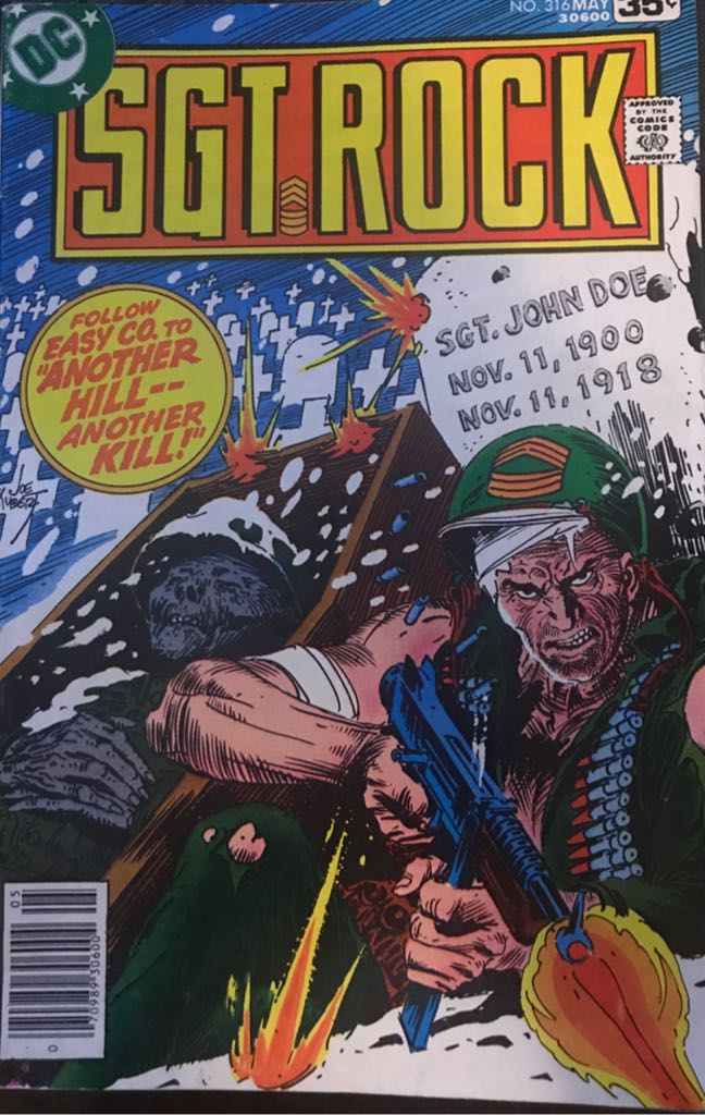 Sgt. Rock - DC Comics (316 - May 1978) comic book collectible [Barcode 070989306004] - Main Image 1