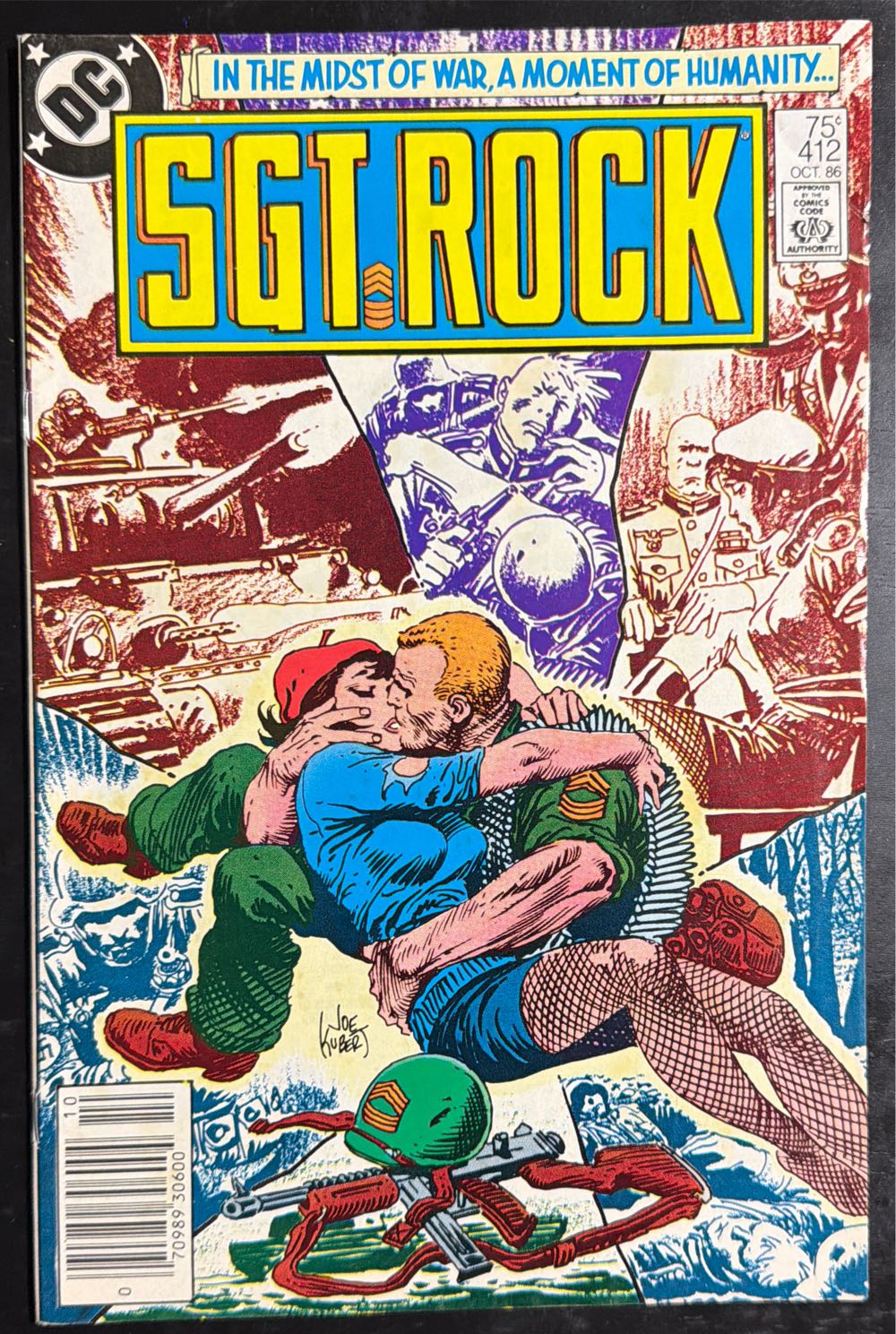 Sgt. Rock - DC (412 - Oct 1986) comic book collectible [Barcode 070989306004] - Main Image 2