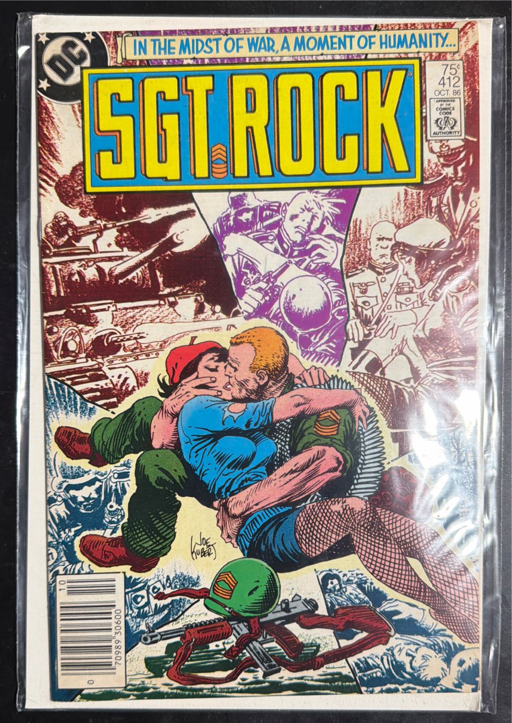 Sgt. Rock - DC (412 - Oct 1986) comic book collectible [Barcode 070989306004] - Main Image 3