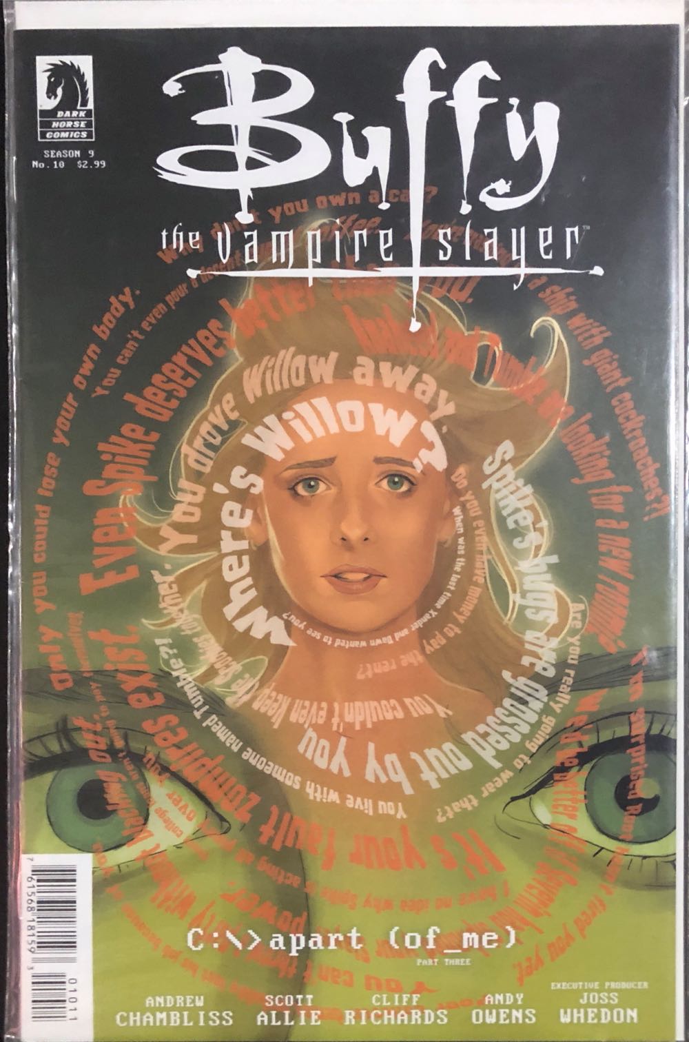 Buffy The Vampire Slayer Season Nine - Dark Horse (10) comic book collectible [Barcode 761568181593] - Main Image 2