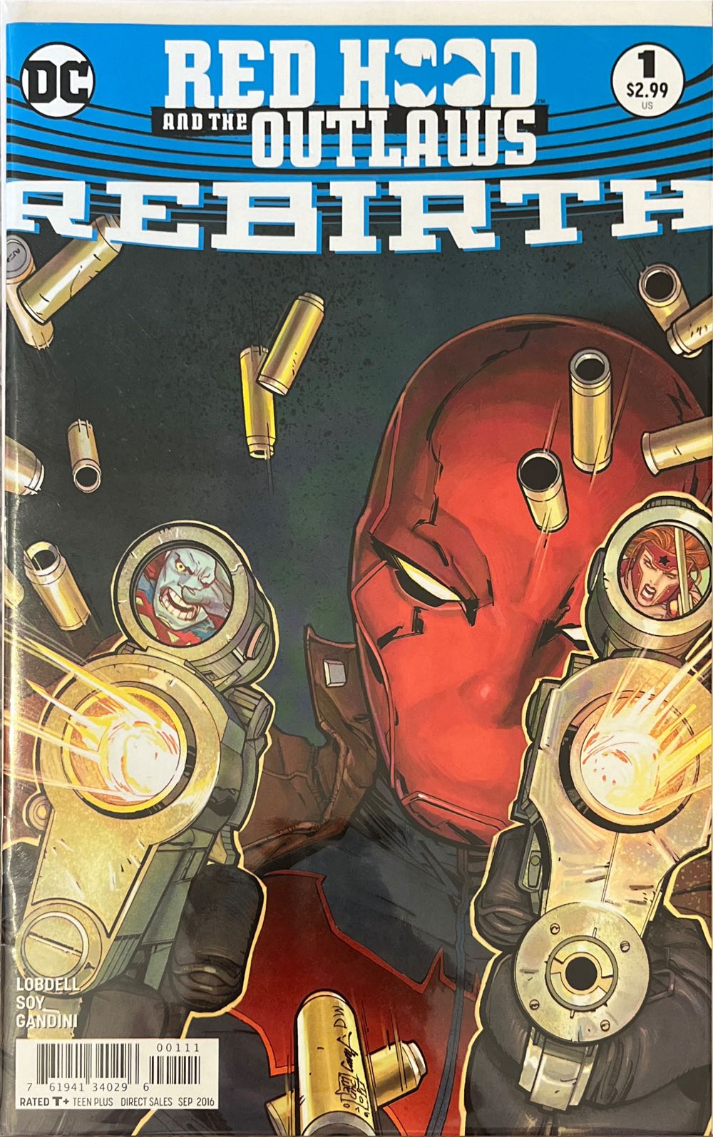 Red Hood And The Outlaws - DC Comics (1 - Sep 2016) comic book collectible [Barcode 76194134029600111] - Main Image 3