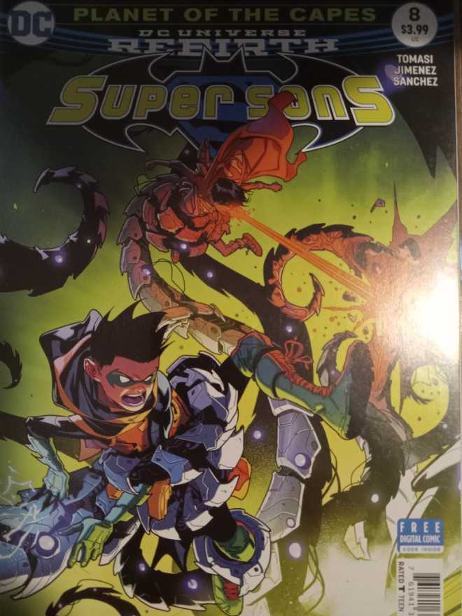 Super Sons - DC Comics (8 - Nov 2017) comic book collectible [Barcode 76194134460700811] - Main Image 2