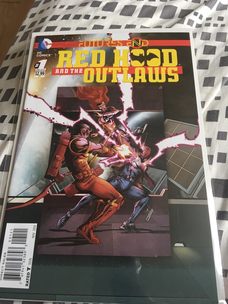 Red Hood and The Outlaws: The New 52: Future’s End - DC Comics (1) comic book collectible [Barcode 76194132389300121] - Main Image 1