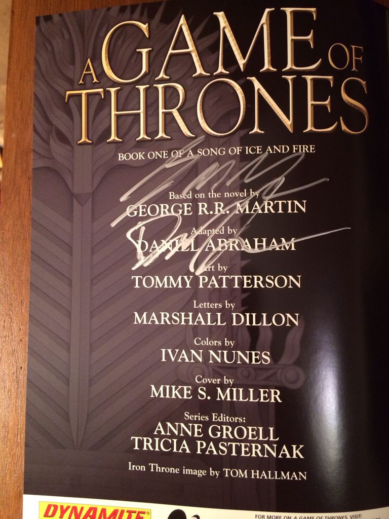 A Game Of Thrones  (5 - Mar 2012) comic book collectible [Barcode 725130183996] - Main Image 2