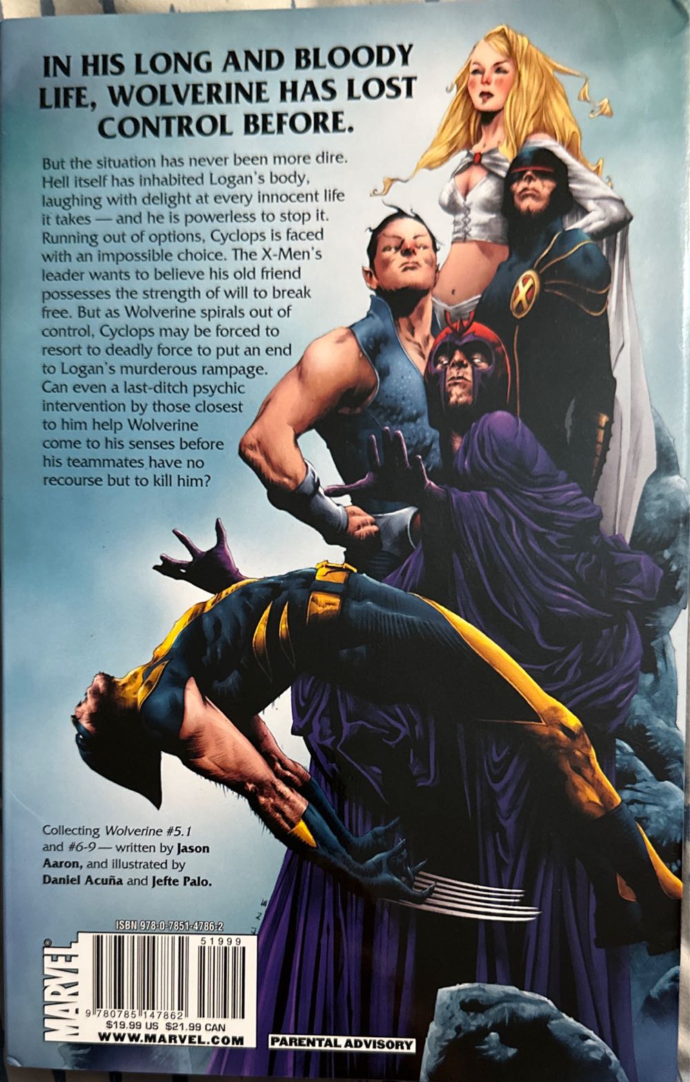 Wolverine Vs. The X-men - Marvel (5.1-9) comic book collectible [Barcode 9780785147862] - Main Image 2