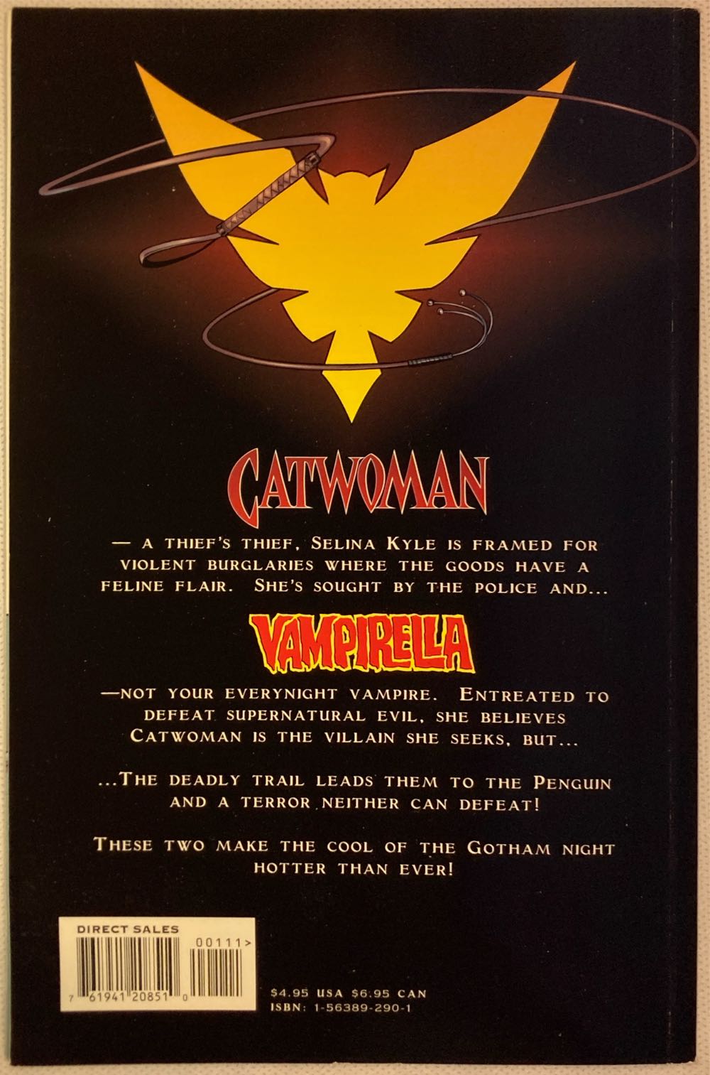 Catwoman / Vampirella: The Furies - DC Comics (1 - Feb 1997) comic book collectible [Barcode 761941208510] - Main Image 2