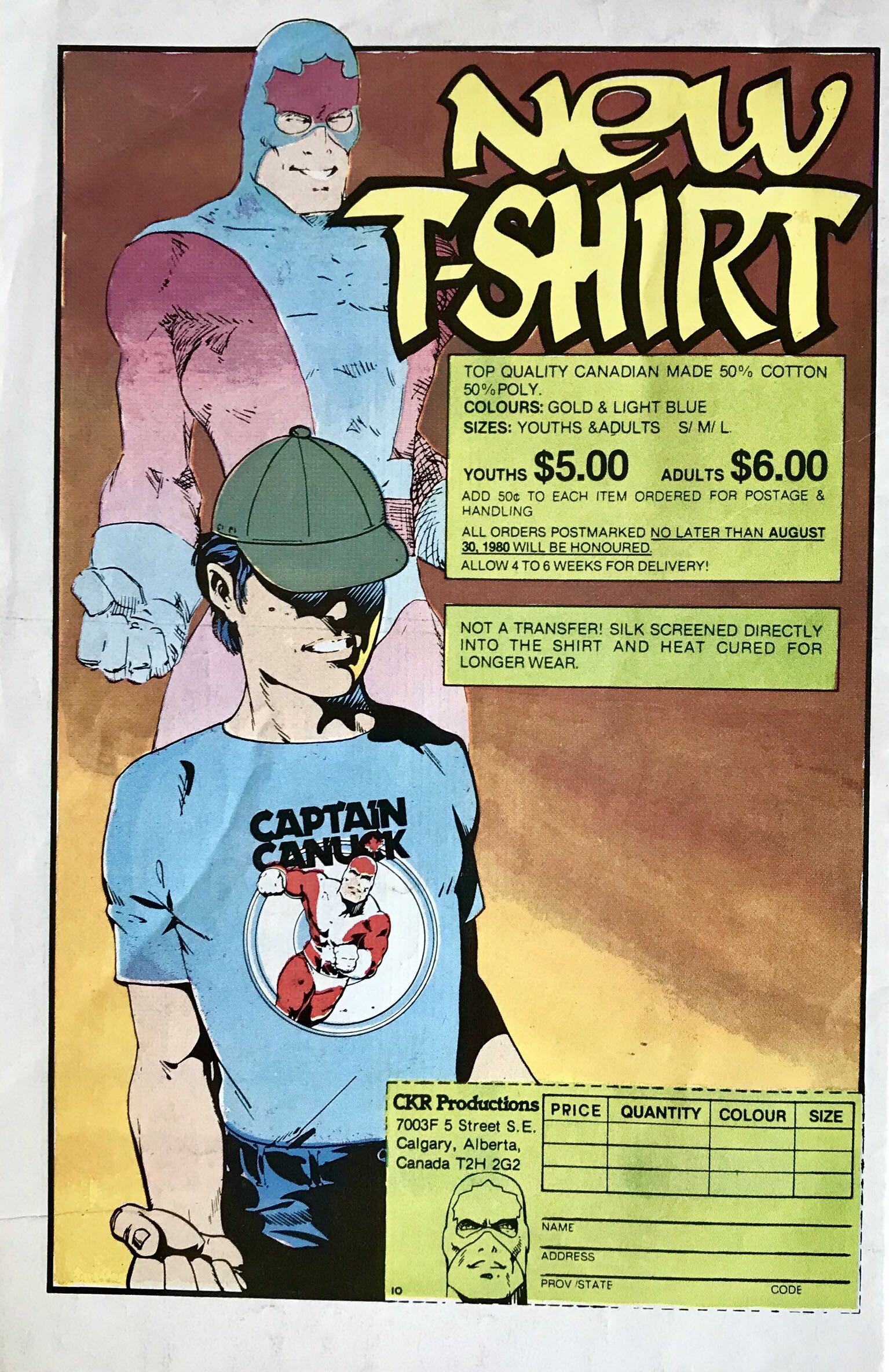 Captain Canuck (Original) 10 - Comely Comics (10 - Aug 1980) comic book collectible [Barcode 072246003053] - Main Image 2