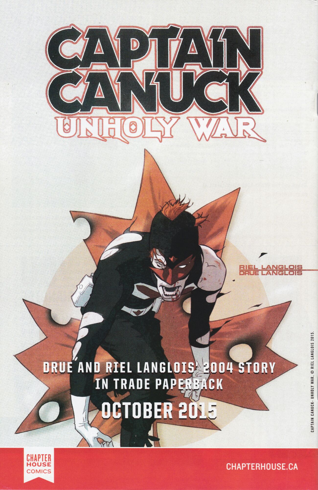 Captain Canuck 004 - Chapterhouse Publishing Inc (4 - Sep 2015) comic book collectible [Barcode 628451259015] - Main Image 2