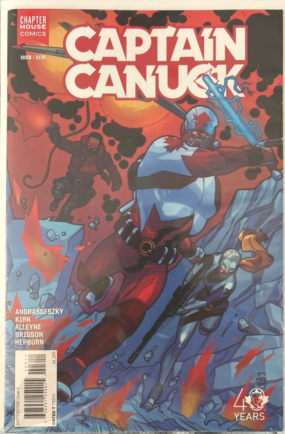 Captain Canuck - Chapter House Comics (3 - Oct 2025) comic book collectible [Barcode 62845125901500311] - Main Image 2