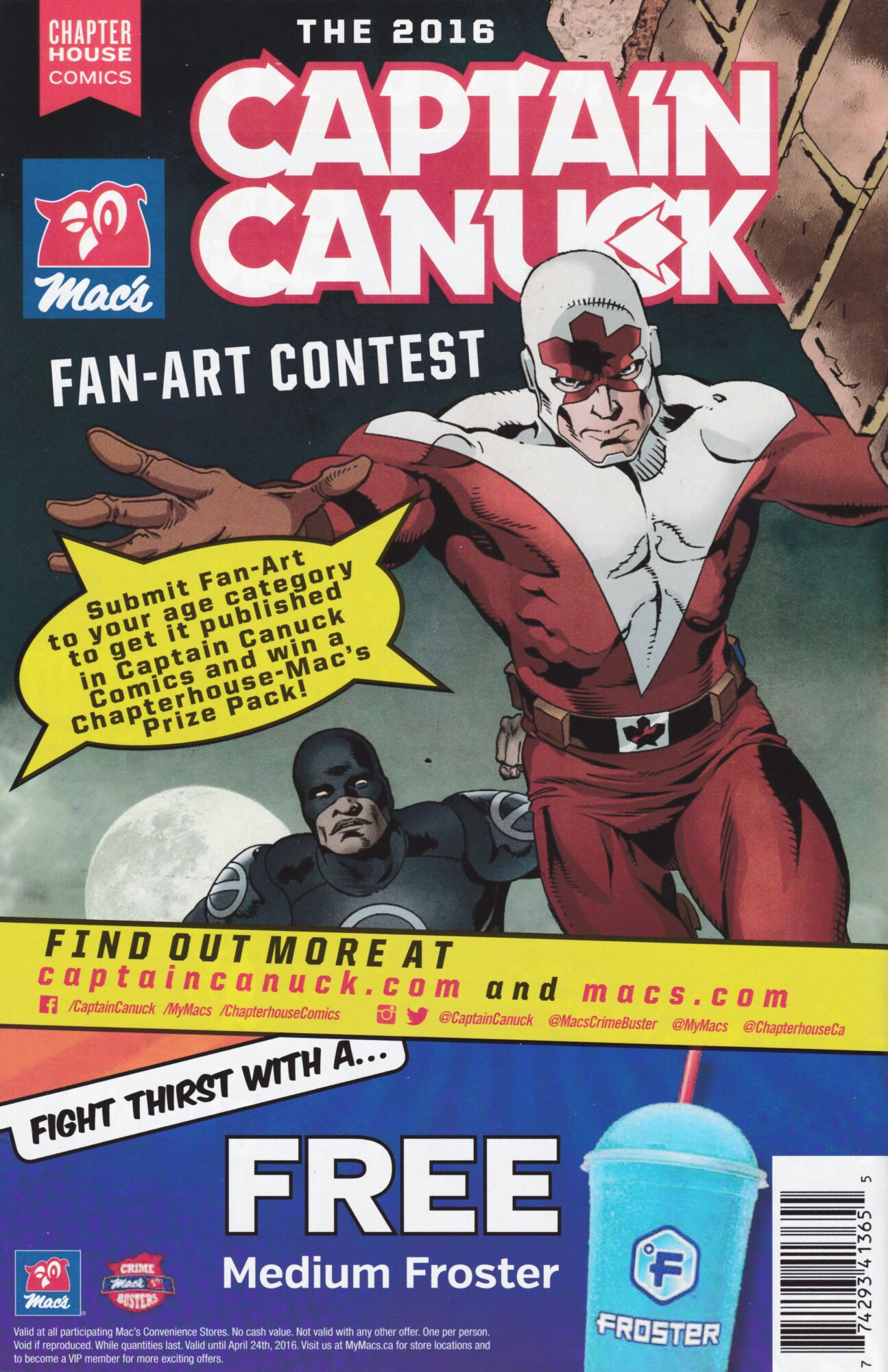 Captain Canuck 008 - Chapterhouse Publishing Inc (8 - Mar 2016) comic book collectible [Barcode 62845125901500811] - Main Image 2
