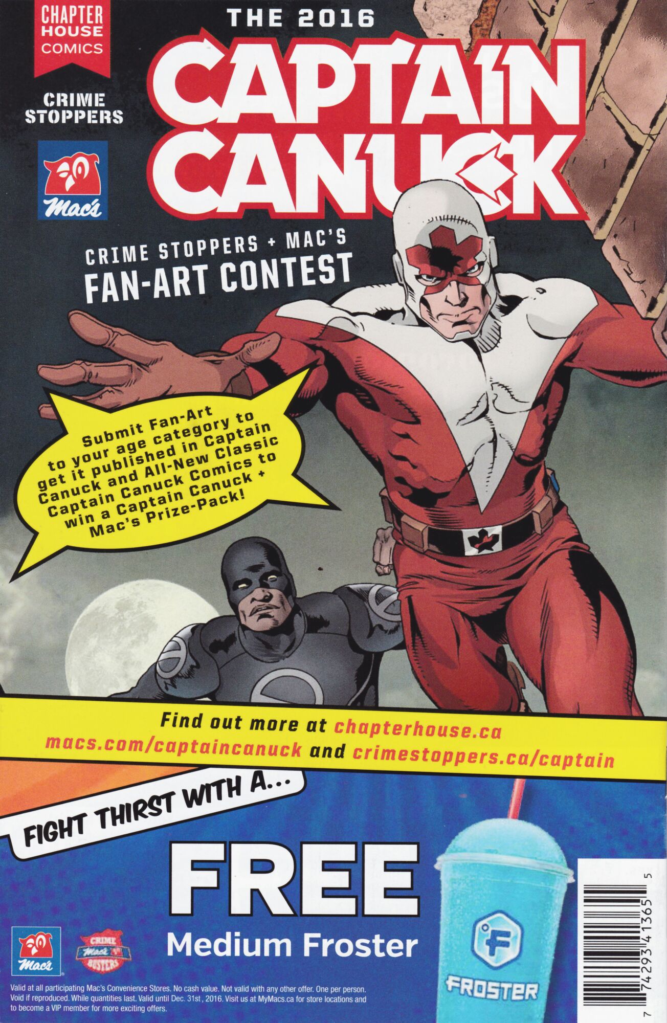 Captain Canuck 010 - Chapterhouse Publishing Inc (10 - Nov 2016) comic book collectible [Barcode 628451259015] - Main Image 2