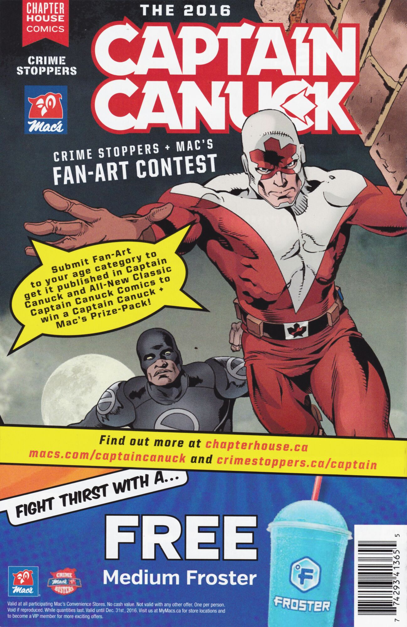 Captain Canuck 011 - Chapterhouse Publishing Inc (11 - Dec 2016) comic book collectible [Barcode 628451259015] - Main Image 2