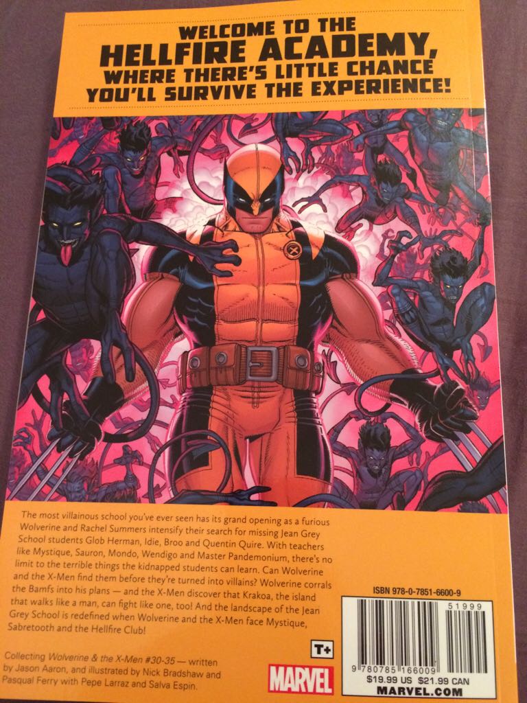 Wolverine and the X-Men, Vol.7 - Marvel Comics (7 - Oct 2013) comic book collectible [Barcode 978078516600951999] - Main Image 2