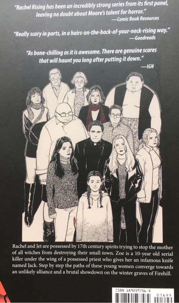 Rachel Rising  comic book collectible [Barcode 978189259756451899] - Main Image 2