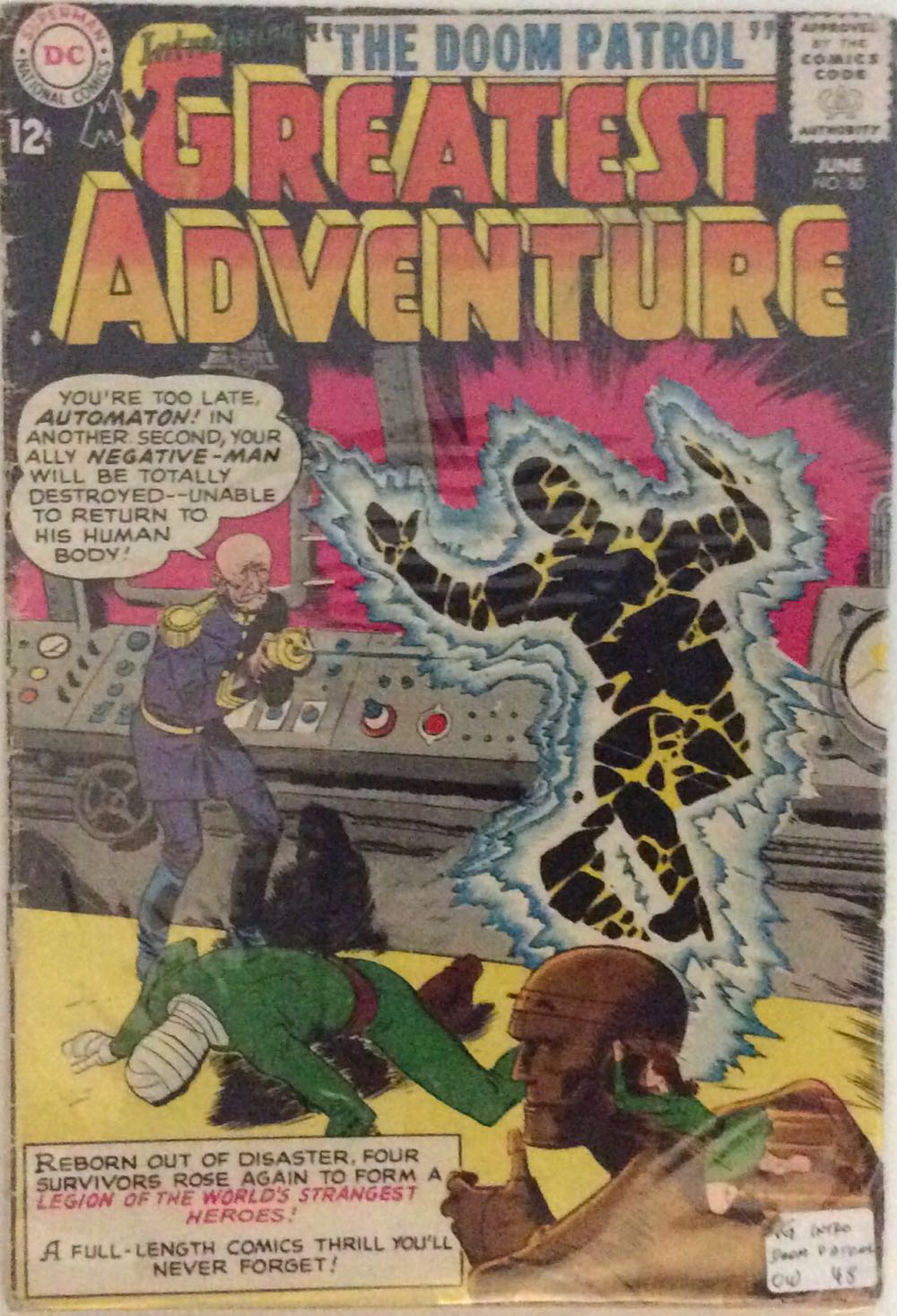 My Greatest Adventure - DC / Superman National Comics (80 - Jun 1963) comic book collectible [Barcode 761941304946] - Main Image 2