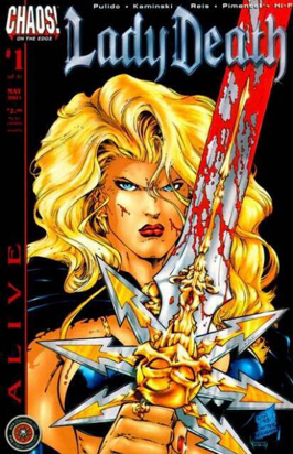 Lady Death: Alive (2001) - Chaos! Comics (1 - May 2001) comic book collectible [Barcode 9781930687721] - Main Image 1