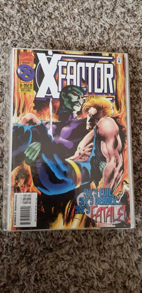 X-Factor - Marvel Comics (113 - Aug 1995) comic book collectible [Barcode 75960602145111311] - Main Image 2
