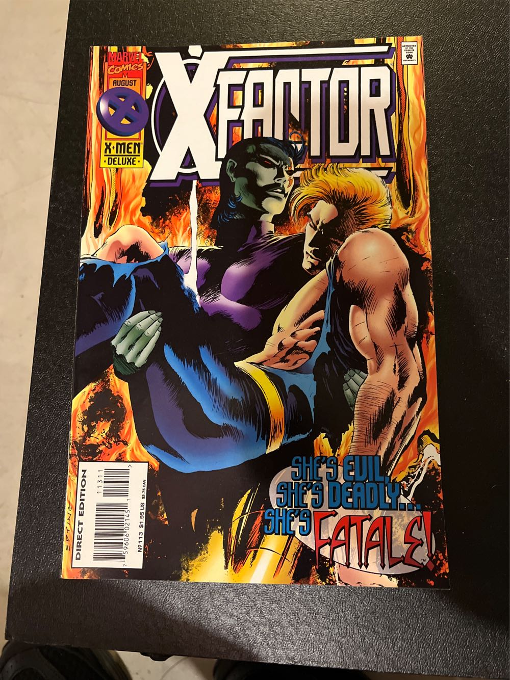 X-Factor - Marvel Comics (113 - Aug 1995) comic book collectible [Barcode 75960602145111311] - Main Image 3