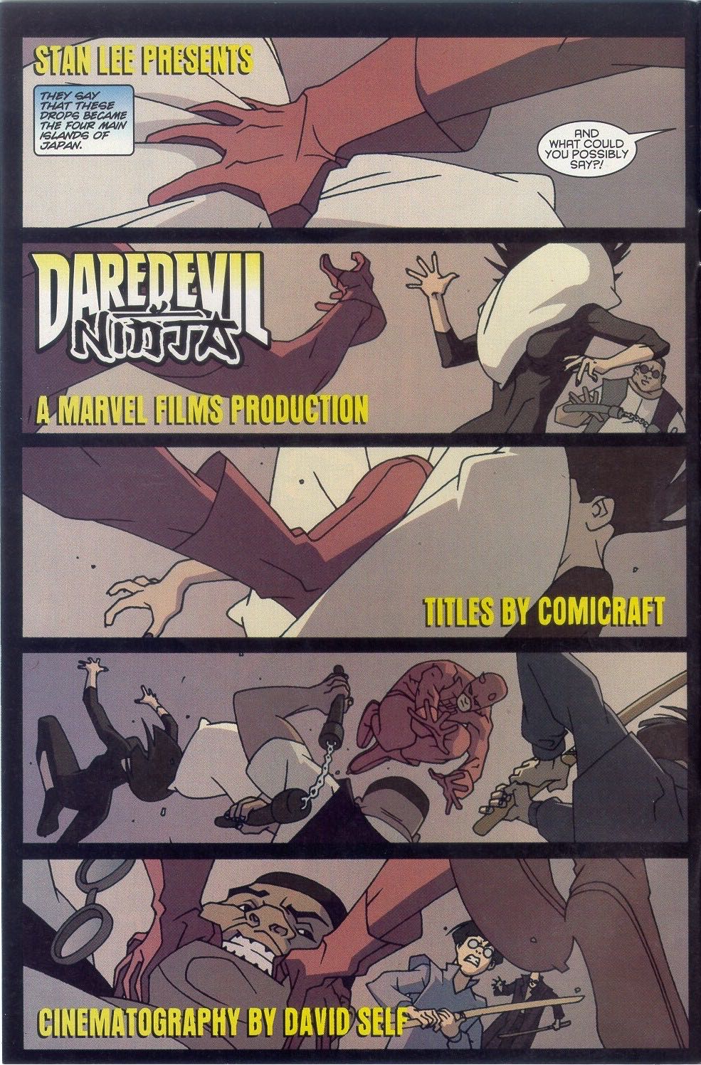 Daredevil: Ninja - Marvel Comics (2 - Jan 2001) comic book collectible [Barcode 75960605046800211] - Main Image 2