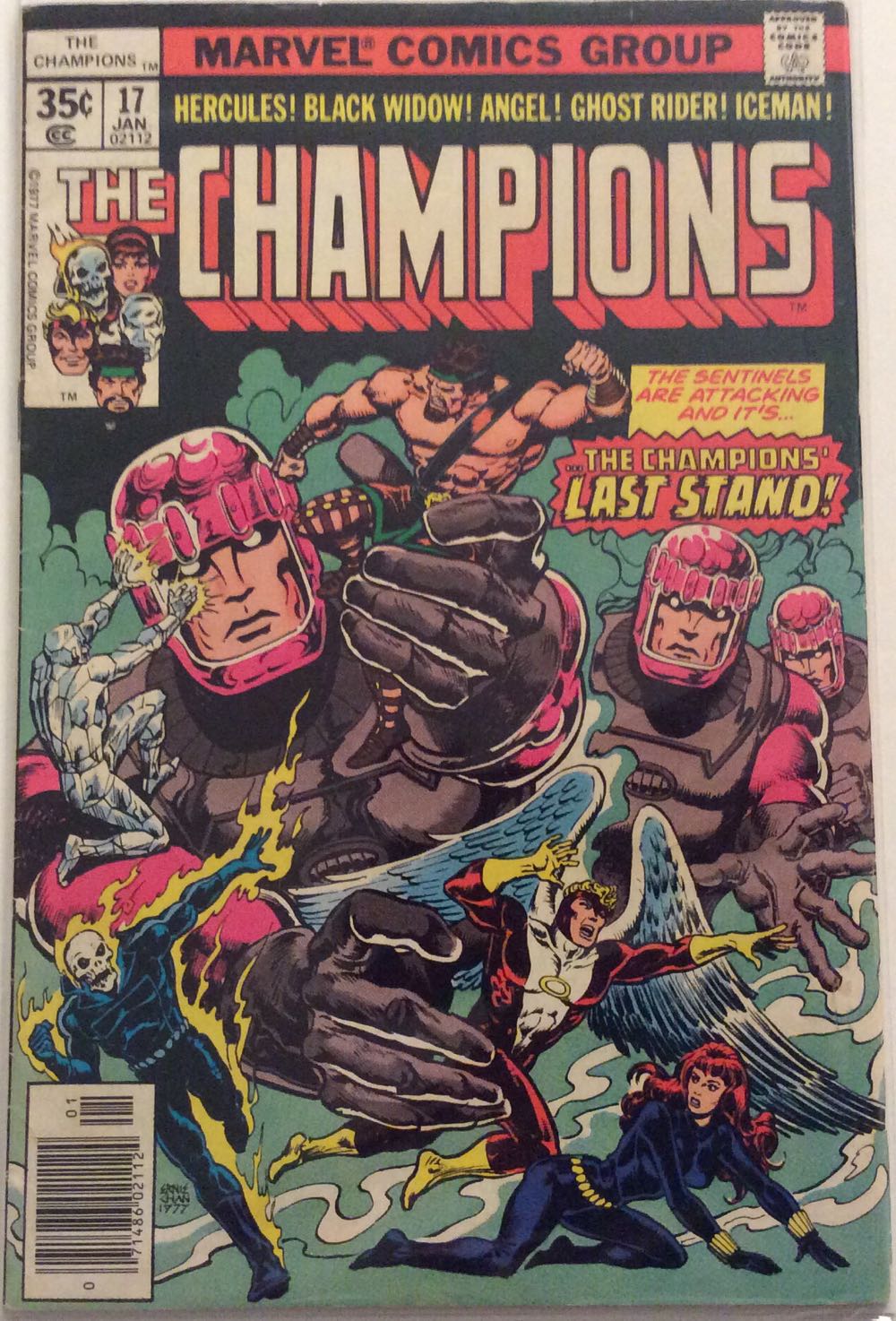 Champions - Marvel Comics (17 - Jan 1978) comic book collectible - Main Image 2