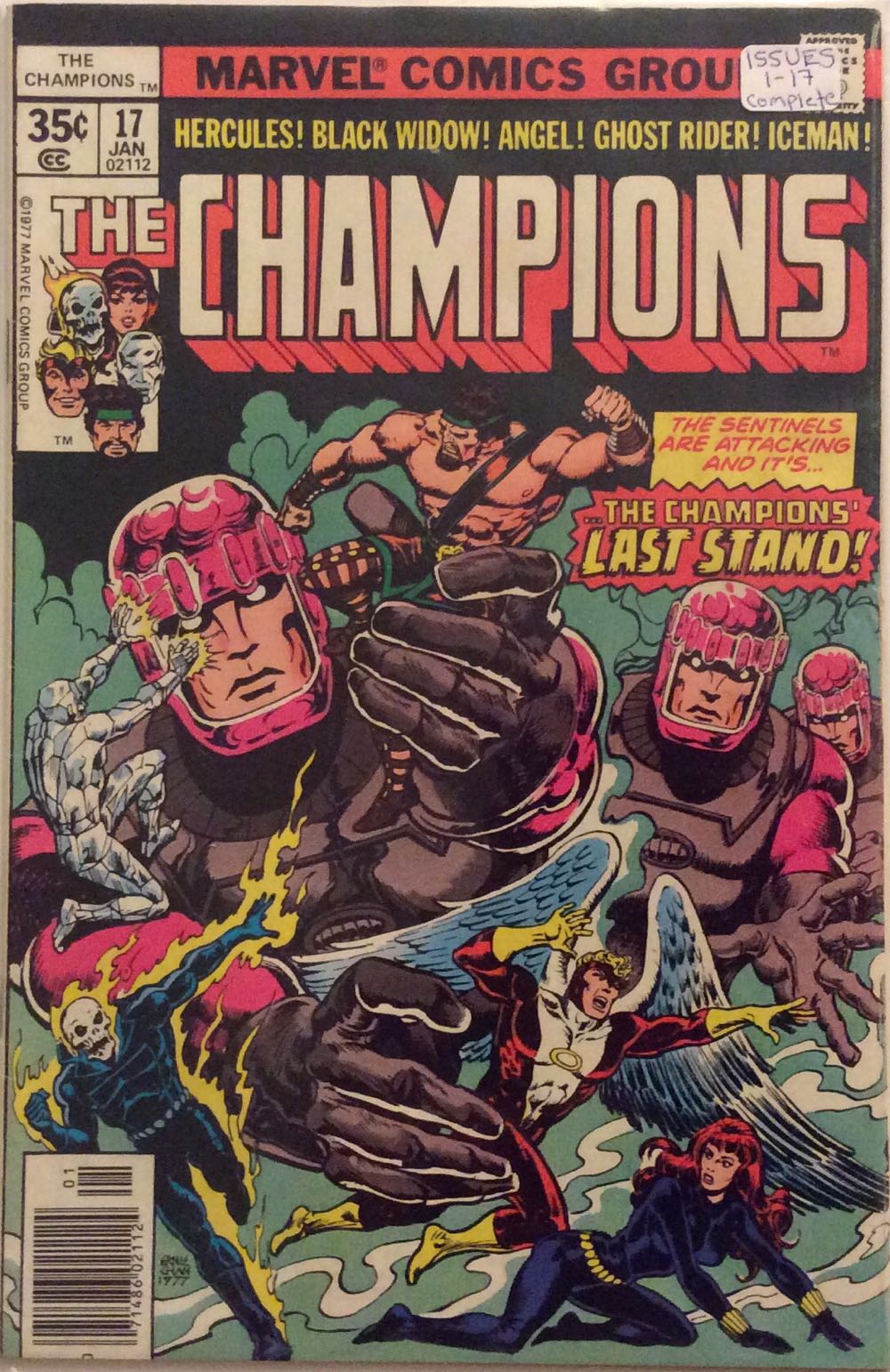 Champions - Marvel Comics (17 - Jan 1978) comic book collectible - Main Image 3
