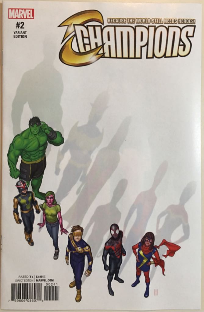 Champions (2016 2nd Series)# 2B - Marvel (2 - Jan 2017) comic book collectible [Barcode 75960608607800241] - Main Image 1