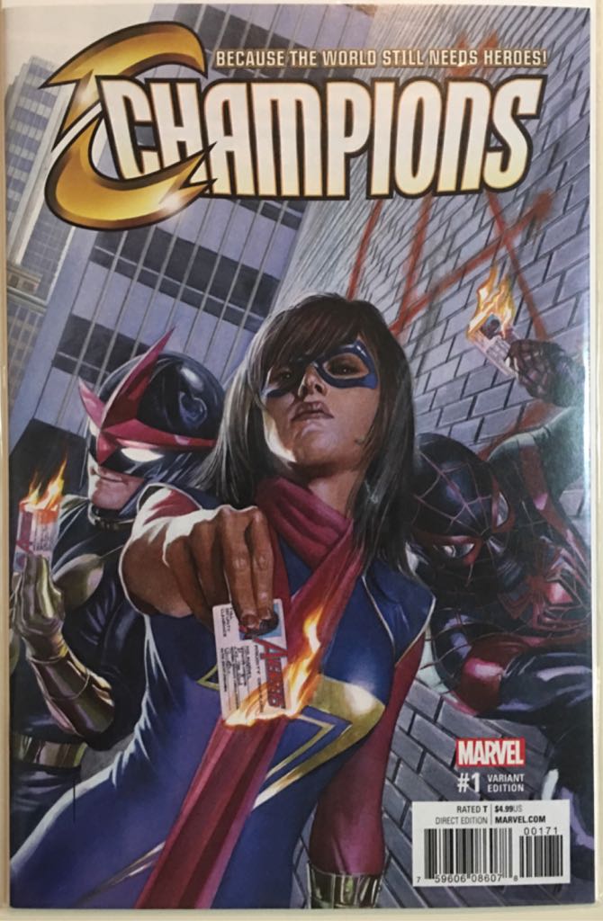 Champions - Marvel (1 - Dec 2016) comic book collectible [Barcode 75960608607800171] - Main Image 2